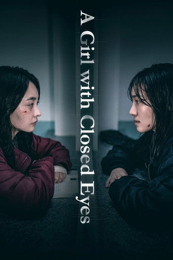Poster for A Girl with Closed Eyes