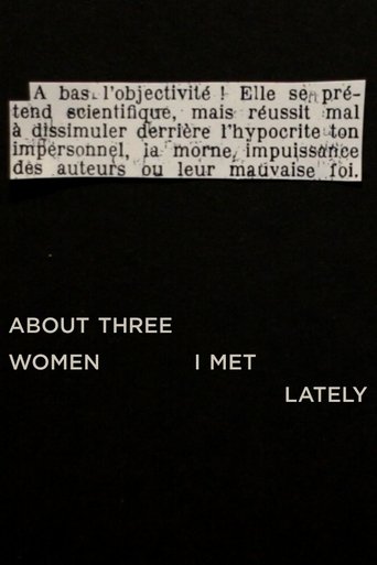 Poster for About Three Women I Met Lately