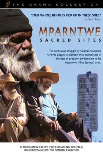 Poster for Mparntwe Sacred Sites