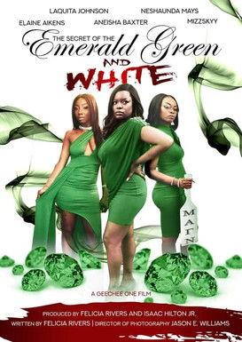 Poster for The Secret of the Emerald Green and White