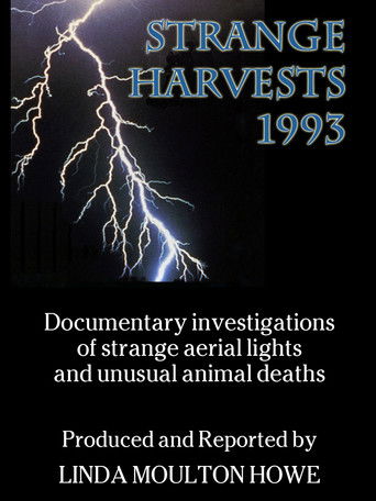 Poster for Strange Harvests 1993