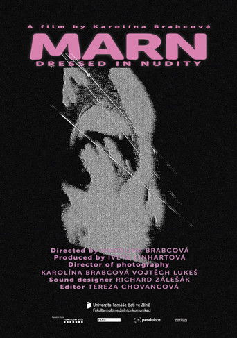 Poster for MARN, dressed in nudity