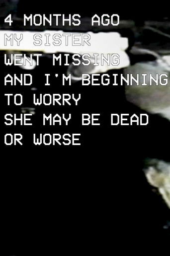 Poster for Four Months Ago My Sister Went Missing and I'm Beginning to Worry She May Be Dead Or Worse
