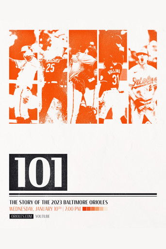 Poster for 101: The Story of the 2023 Baltimore Orioles