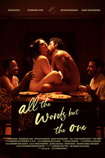 Poster for all the words but the one
