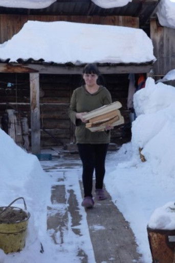 Poster for Siberia. Firewood for Mobilized Men