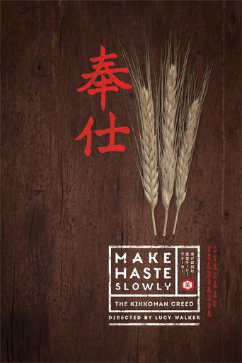 Poster for Make Haste Slowly