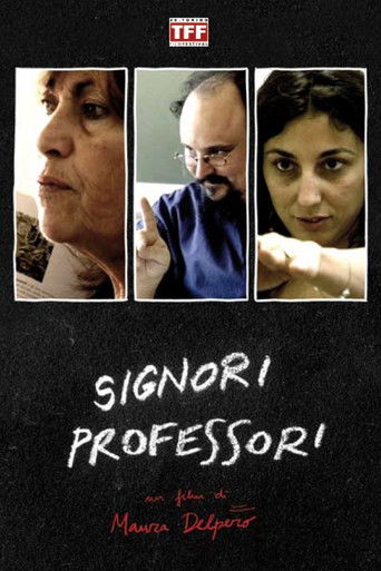 Poster for Signori professori