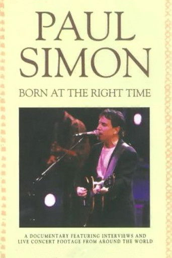 Poster for Paul Simon:  Born at the Right Time