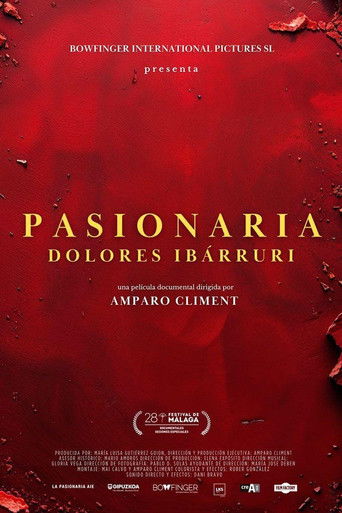 Poster for Pasionaria. Dolores Ibárruri