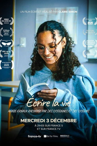 Poster for Writing Life – Annie Ernaux Through the Eyes of High School Students