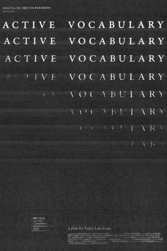 Poster for Active Vocabulary