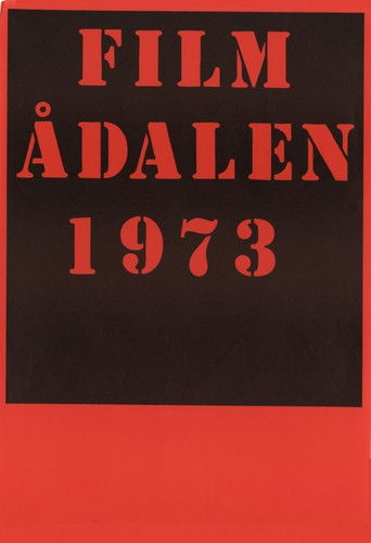 Poster for Ådalen 1973