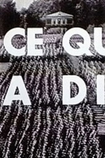 Poster for Ce qu'il a dit, ce qu'il a fait