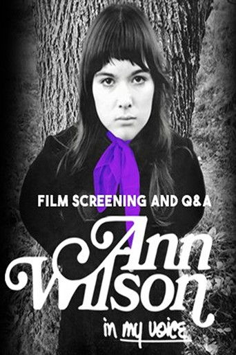 Poster for Ann Wilson – In My Voice