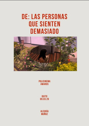 Poster for De las personas que sienten demasiado