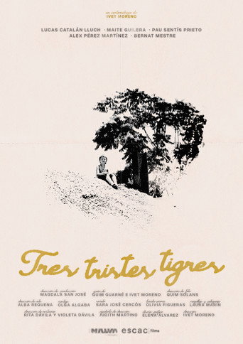 Poster for Three sad tigers