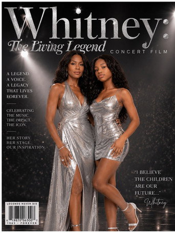 Poster for "Whitney: The Living Legend" Concert Film