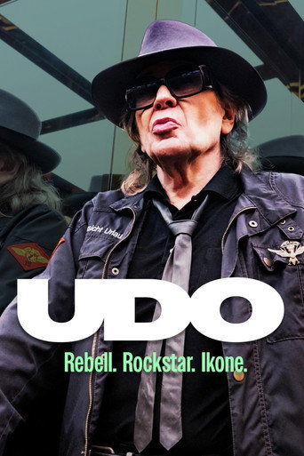 Poster for UDO Rebell. Rockstar. Ikone.