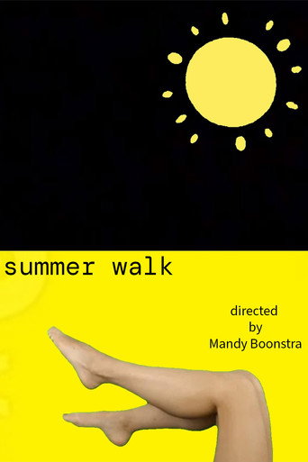 Poster for summer walk