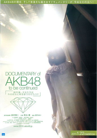 Poster for Documentary of AKB48 To Be Continued