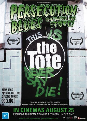 Poster for Persecution Blues: the Battle for the Tote!