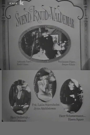 Poster for Svend, Knud og Valdemar