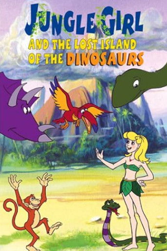Poster for Jungle Girl and the Lost Island of Dinosaurs