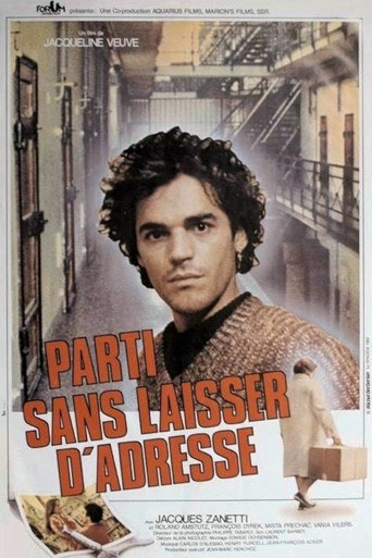 Poster for Parti sans laisser d'adresse