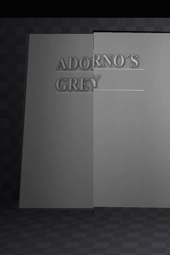 Poster for Adorno's Grey