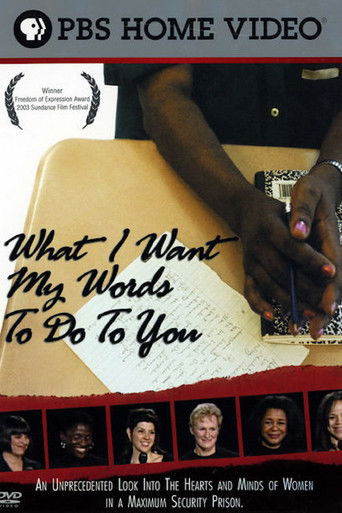 Poster for What I Want My Words to Do to You