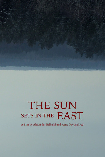 Poster for The Sun Sets in the East