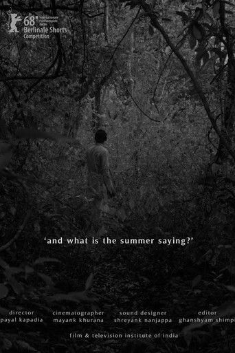 Poster for And What Is the Summer Saying?