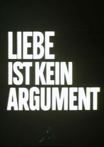 Poster for Love Is Not an Argument
