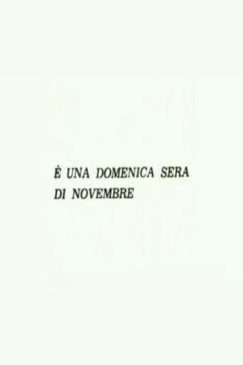 Poster for È una domenica sera di novembre