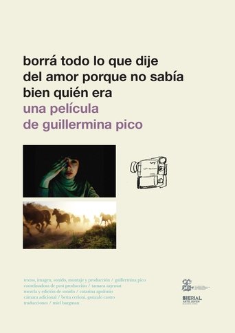 Poster for Borrá todo lo que dije del amor porque no sabía bien quién era