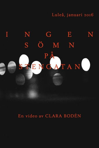 Poster for Ingen sömn på Stengatan