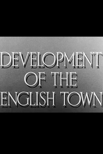 Poster for Development of the English Town