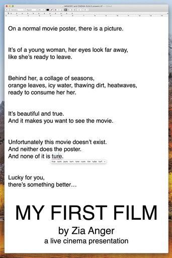 Poster for My First Film