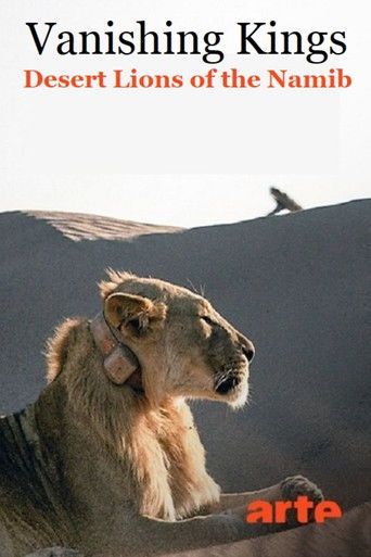 Poster for Vanishing Kings: Desert Lions of the Namib