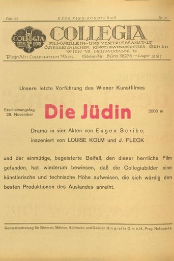 Poster for Die Jüdin