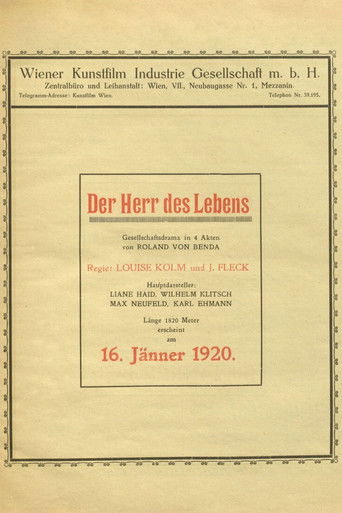 Poster for Der Herr des Lebens