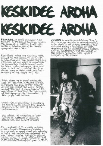 Poster for Keskidee Aroha