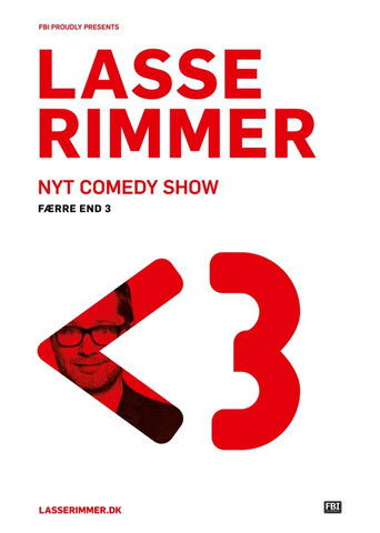 Poster for Lasse Rimmer: Færre end 3