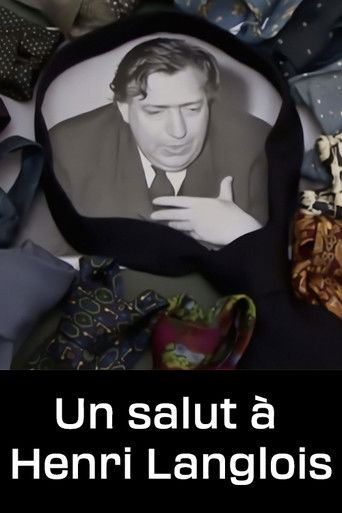Poster for Un salut à Henri Langlois