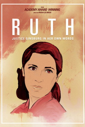 Poster for RUTH - Justice Ginsburg in her own Words