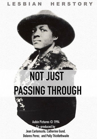 Poster for Not Just Passing Through