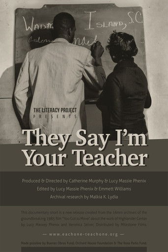 Poster for They Say I'm Your Teacher