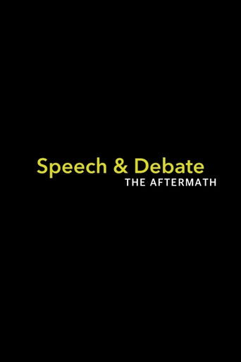 Poster for Speech & Debate: The Aftermath
