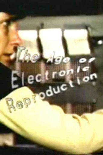 Poster for Work of Art in the Age of Electronic Reproduction
